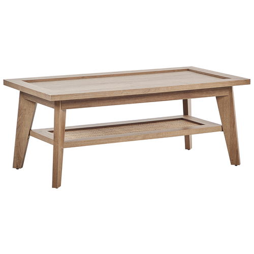 Beliani - Table basse bois clair SIMLA Beliani  - Table basse hauteur 50 cm