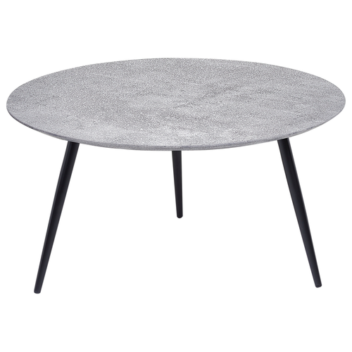 Beliani - Table basse noire à effet béton EFFIE Beliani  - Table effet beton