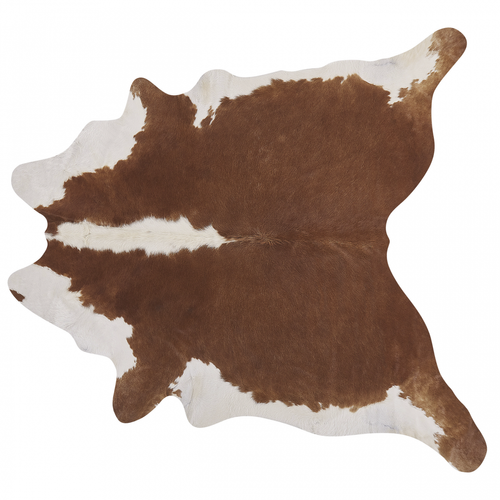 Beliani - Tapis en peau de vache 3-4 m² marron et blanc NASQU Beliani  - Peau vache