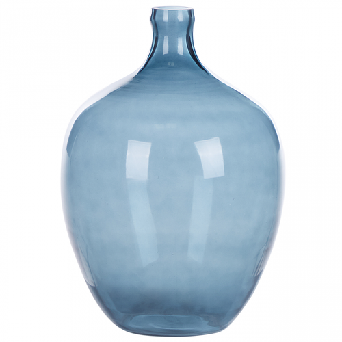 Beliani - Verre Vase décoratif 39 Bleu ROTI Beliani  - Beliani