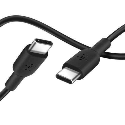 Câble USB Belkin Câble USB-C vers USB-C Power Delivery 18W Résistant 1m Belkin Boost Charge Noir