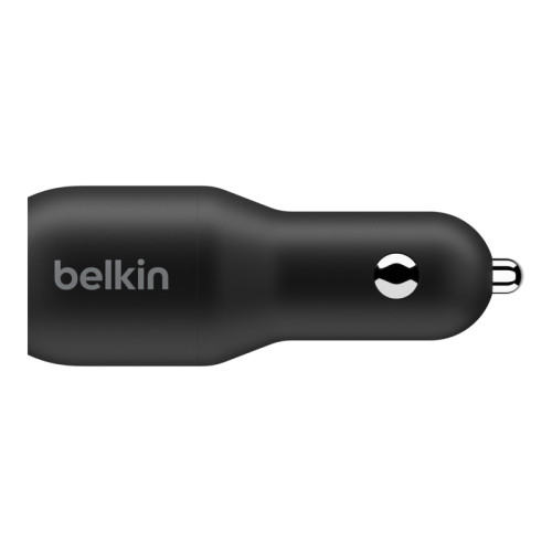 Belkin - Chargeur allume cigare CCB002BTBK Charg voit 2port 1 USB/1 USB-C Belkin   - Autres accessoires smartphone Belkin