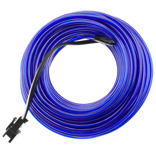 Bematik - 2.3mm bobine de fil électroluminescent bleu connecté à 220VAC 10m Bematik  - Fils et câbles électriques