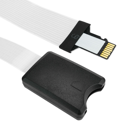 Bematik - Adaptateur pour carte MicroSD TF vers slot SDHC SDXC SDXC avec câble plat de 48 mm Bematik  - Carte mémoire Bematik