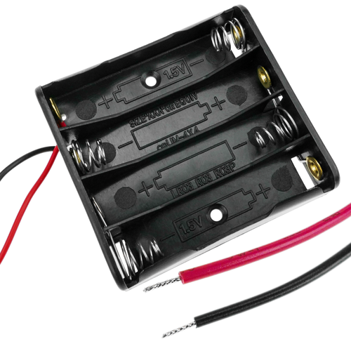 Bematik - Battery compartment. Porte-pile plat pour 4 piles AAA LR03 1.5V Bematik  - Piles et Chargeur Photo et Vidéo