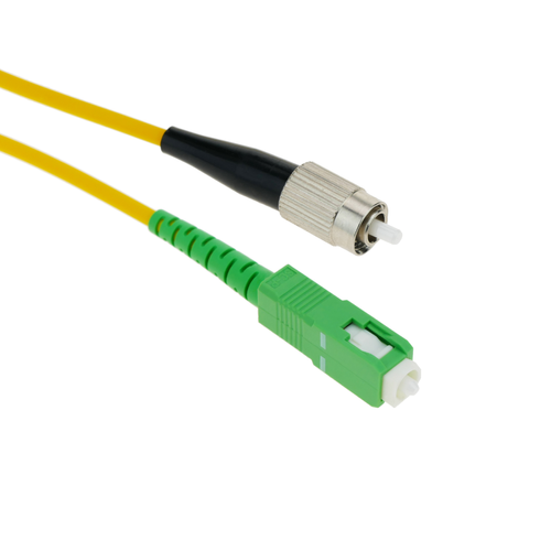 Bematik - Câble á fibre optique FC/PC SC/APC simplex monomodes 9/125 de 50 cm OS2 Bematik  - Câble et Connectique