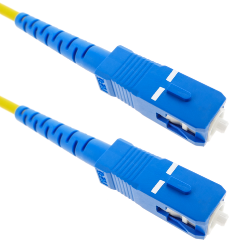 Bematik - Câble à fibre optique SC simplex SC monomode 9/125 50 cm OS2 Bematik  - Câble et Connectique