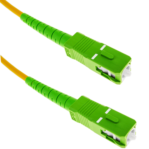 Bematik - Câble à fibre optique SC/APC à SC/APC monomode simplex 9/125 20m OS2 Bematik  - Câble Optique Optique