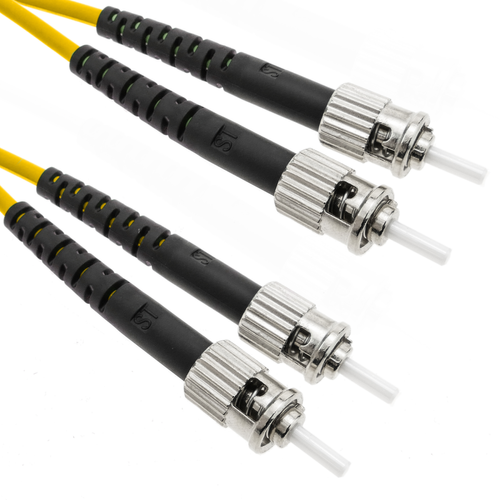 Bematik - Câble de fibre optique ST/PC ST/PC monomode 9/125 duplex 100m OS2 Bematik  - Câble et Connectique Optique