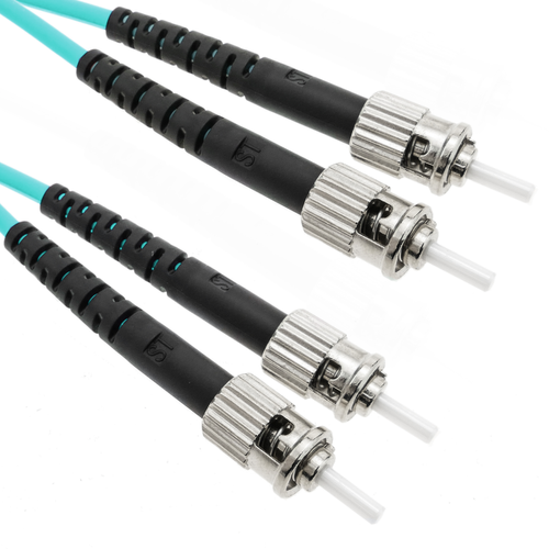 Bematik - Câble de fibre optique ST/PC ST/PC multimode duplex 50/125 75m OM2 Bematik  - Câble et Connectique