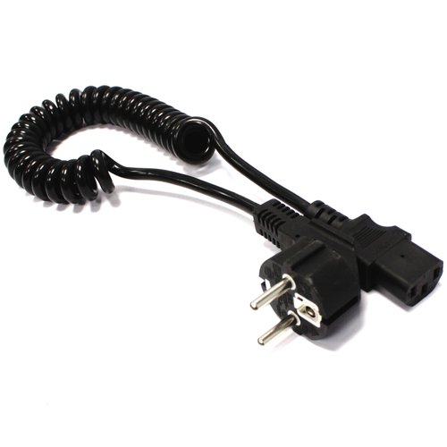 Bematik - Câble électrique 3x1mm2 IEC60320-C13 à Schuko femelle-mâle 5 m bouclés Bematik  - Cable electrique 5 fils