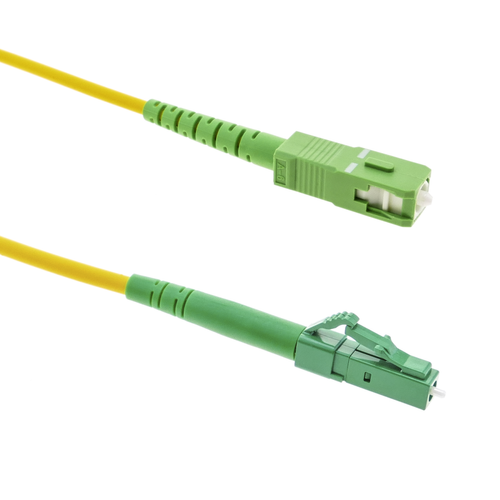 Bematik - Cable fibre optique LC/APC SC/APC simplex monomodes G657A2 9/125 de 5 m OS2 Bematik  - Câble Optique Optique
