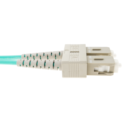 Câble Optique Câble fibre optique multimode OM4 MMF duplex 50µm/125µm ST-SC 25m