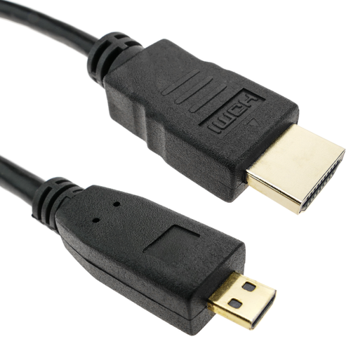 Bematik - Câble HDMI type A 1.4 mâle vers HDMI type D mâle 3 m Bematik  - Câble et Connectique