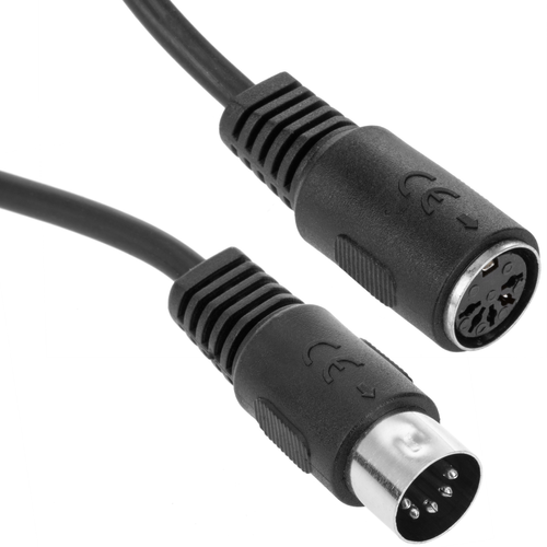 Bematik - Câble MIDI 5 brochesmâle vers femme 1 m Bematik  - Câble et Connectique