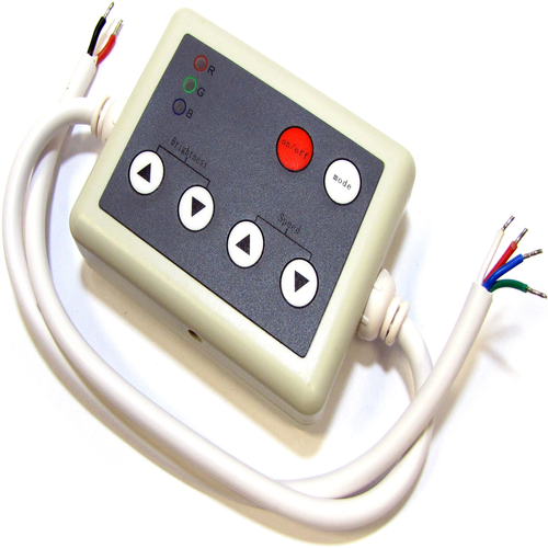 Bematik - Contrôleur de LED RVB 12A bande avec télécommande IR (B) Bematik  - Ruban led avec telecommande