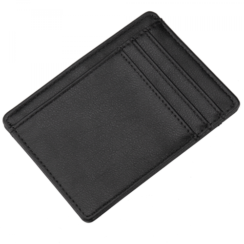 Bematik - Portefeuille en cuir noir anti-RFID/NFC Bematik   - Bematik