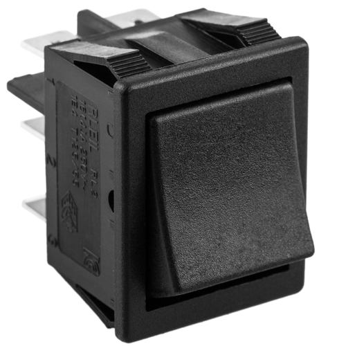 Bematik - Interrupteur à bascule noir DPDT 6 broches - Fils et câbles électriques