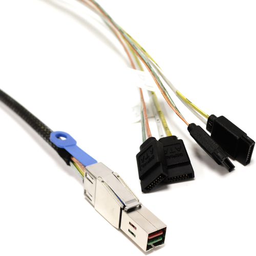 Bematik - MiniSAS-HD par câble SFF8644 à 1m 7 broches SATA Bematik  - Adaptateur ide sata Câble et Connectique