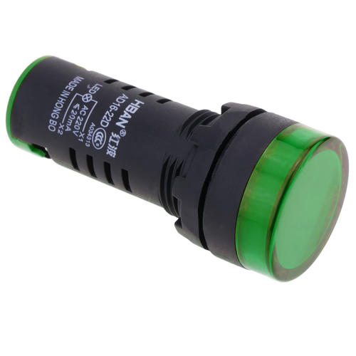 Bematik - Pilote LED indicateur clignotant 22mm 220 VAC pour panneaux de contrôle lumiere vert Bematik  - Interrupteurs et prises étanches