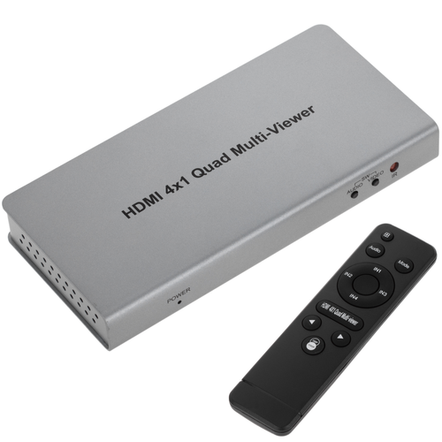 Bematik - Sélecteur matrice HDMI avec audio de 4 entrées 1 sortie et avec télécommande Bematik  - Accessoires sécurité connectée Bematik