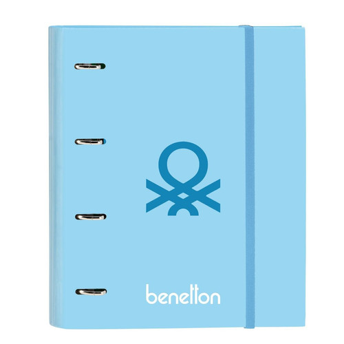 Benetton - Reliure à anneaux Benetton Sequins Bleu clair (27 x 32 x 3.5 cm) Benetton  - Benetton