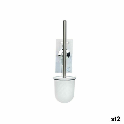 Berilo - Brosse de salle de wc Blanc Acier ABS 10 x 36 x 10 cm (12 Unités) Berilo  - Accessoires de salle de bain