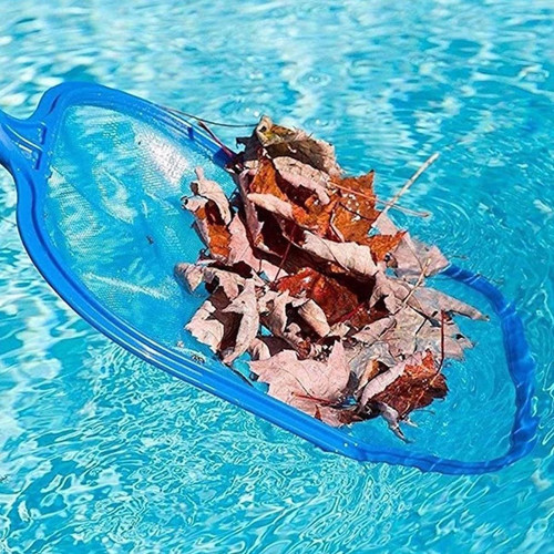 Brosse et épuisette Fournitures de nettoyage de piscine, filet de cadre en maille fine pour râteau à feuilles de piscine professionnel, filet de nettoyage de piscine (bleu)