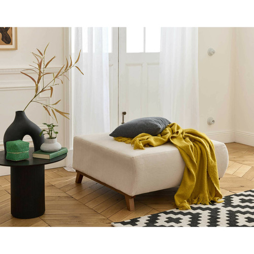 Bestmobilier - Cristal - pouf modulable - 95 cm - en velours côtelé Bestmobilier  - Dressing modulable Maison