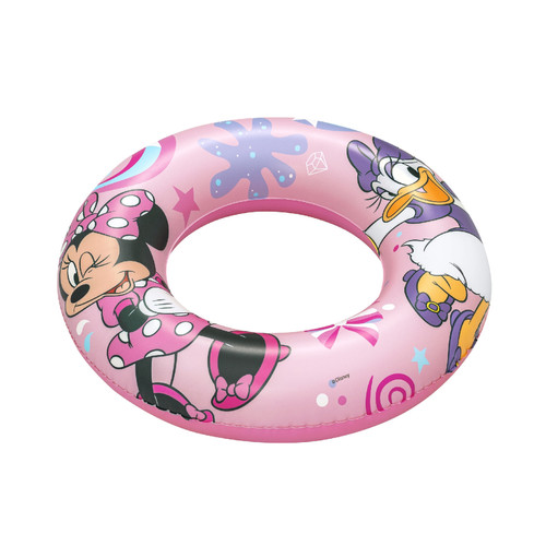 Jeux de piscine Bestway Bouée Gonflable pour Enfants de 3 à 6 ans Bestway 48 cm Design de Minnie Mouse Double Chambre à Air