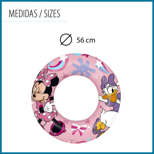Jeux de piscine Bouée Gonflable pour Enfants de 3 à 6 ans Bestway 48 cm Design de Minnie Mouse Double Chambre à Air