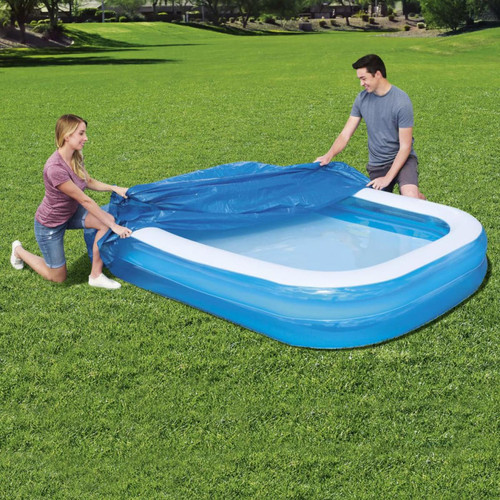 Bestway - Bestway Couverture de piscine Flowclear 262x175x51 cm - Liner et tapis de sol piscine