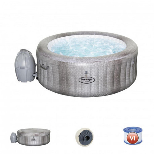 Bestway - Spa Gonflable Bestway Lay-Z-Spa Cancun 180x66 cm pour 2-4 Personnes Rond Bestway  - Spa gonflable
