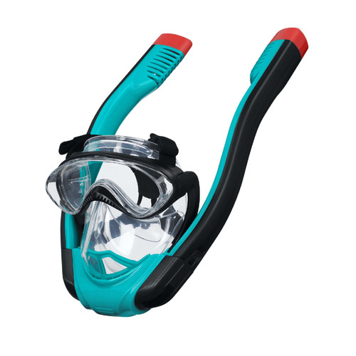 Bestway - Masque de Plongée Complet avec Tuba pour Adultes Bestway Flowtech Taille L/XL avec Vision Complète à 180° Bestway  - Jeux de piscine