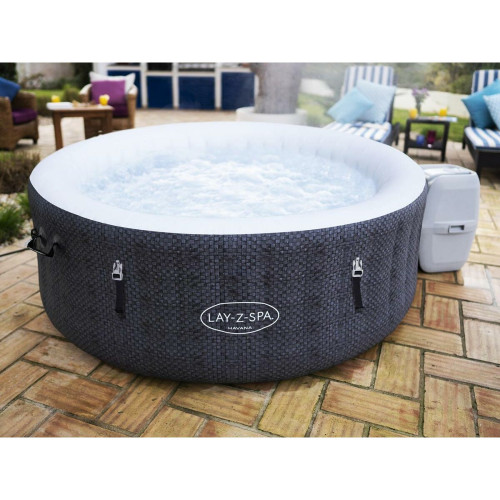 Spa gonflable Bestway Spa gonflable Lay-Z-Spa Havana rond Airjet 2/4 places - Bestway