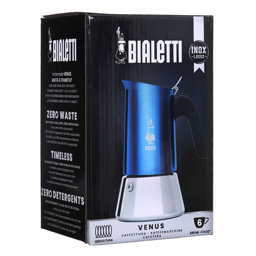 Bialetti VENUS CAFET INOX 6T INDUCTION BLEU BIALETTI - 0007275/CN