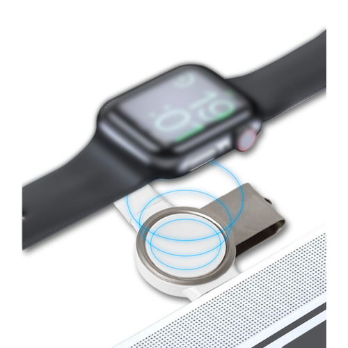 Bigben Connected - Chargeur sans fil magnétique pour Apple Watch Ultra/8/7/6/SE/5/4 2 en 1 USB A + USB C Blanc Bigben Bigben Connected  - Chargeur bigben