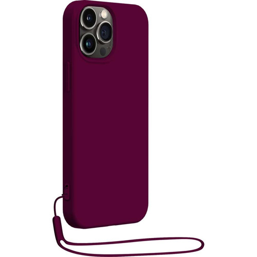 Bigben Connected - BIGBEN CONNECTED COVDRAGIP14PMV - Coque silicone + Dragonne IP14 Pro Max violet - Bigben Connected