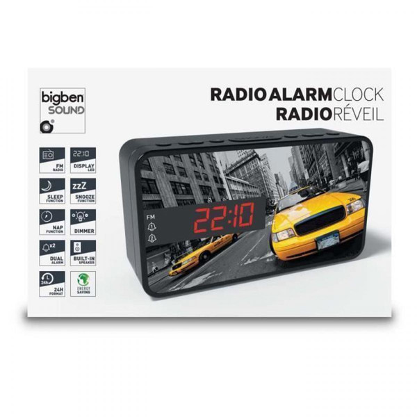 Radio Bigben Interactive BIGBEN RR15TAXI Radio Reveil - Decor taxi