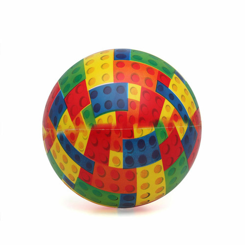 BigBuy Fun - Ballon Multicouleur Plastique Ø 23 cm BigBuy Fun  - Jeux de balles