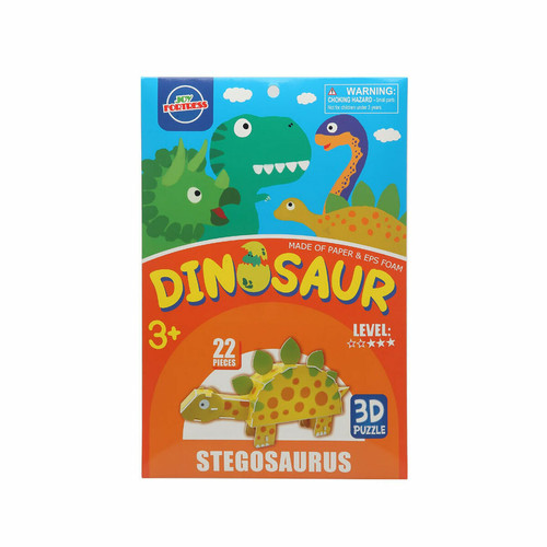 BigBuy Fun - Puzzle 3D Stegosaurus Dinosaures BigBuy Fun  - Puzzles 3D