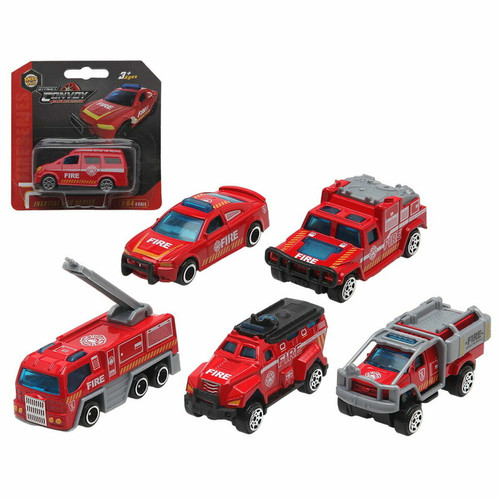 BigBuy Fun - Camion 11 x 11 cm 1:64 BigBuy Fun  - Camion de pompier enfant Jeux & Jouets