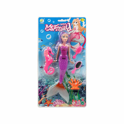 BigBuy Fun - Poupée Sirène My super Mermaid 32 x 17 cm BigBuy Fun - Poupées