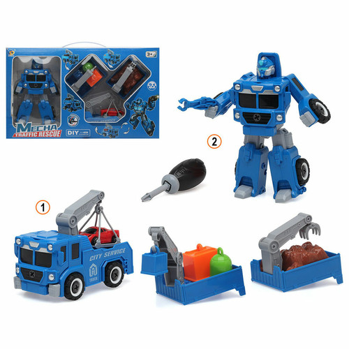 BigBuy Fun - Transformers Bleu BigBuy Fun  - Jeux & Jouets