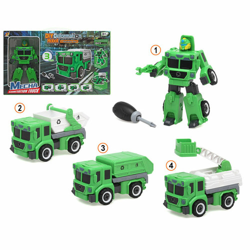 BigBuy Kids - Transformers 36 x 21 cm Vert BigBuy Kids  - Jeux & Jouets