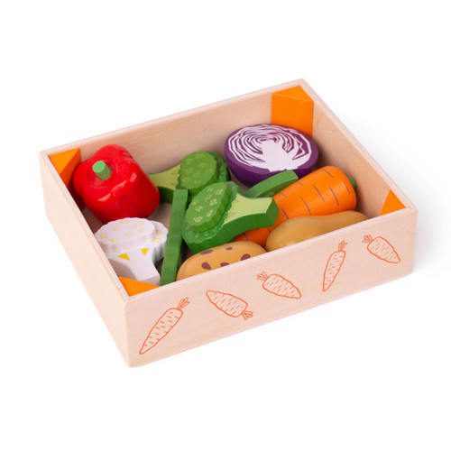 Bigjigs Toys - Jouet de caisse à légumes en bois Bigjigs Toys  - Cuisine et ménage Bigjigs Toys