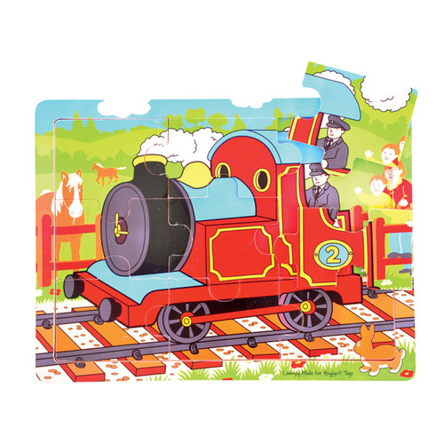 Bigjigs Toys - Puzzle Plateau de Train - Petit Bigjigs Toys  - Puzzles Enfants