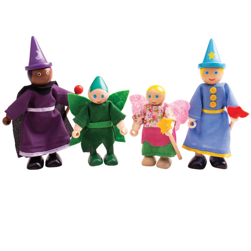 Bigjigs Toys - Figurines fantastiques en bois Bigjigs Toys  - Mini-poupées