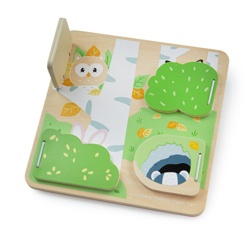 Bigjigs Toys - Puzzle de cache-cache dans les bois Bigjigs Toys - Jeux d'éveil