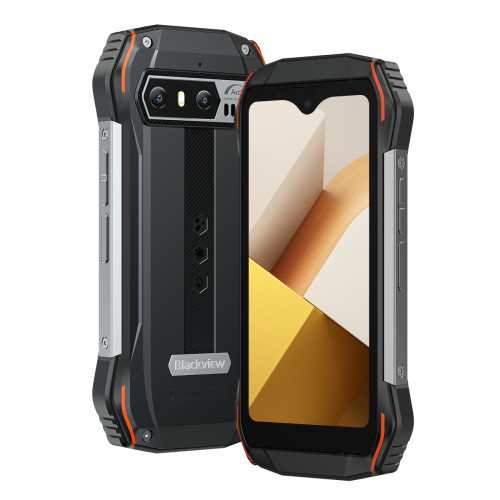 Blackview - Blackview N6000 Mini Robuste Smartphone 8Go/256Go Helio G99 4.3'' 3880mAh Double SIM 4G Téléphones mobiles- Orange - Smartphone 4 pouces Smartphone Android